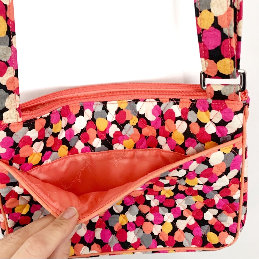 Vera Bradley Pixie Confetti Crossbody Bag Purse - Picture 7 of 8